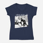 Yokai Youth-Womens-V-Neck-Tee-joerawks