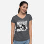 Yokai Youth-Womens-V-Neck-Tee-joerawks
