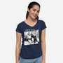 Yokai Youth-Womens-V-Neck-Tee-joerawks