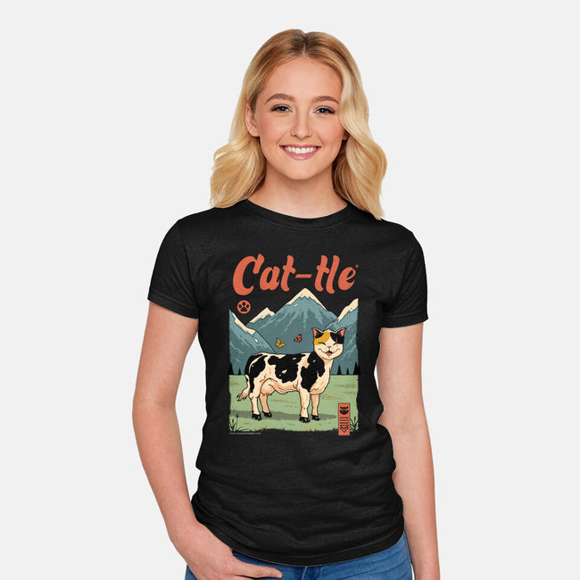 Cat-tle-Womens-Fitted-Tee-vp021