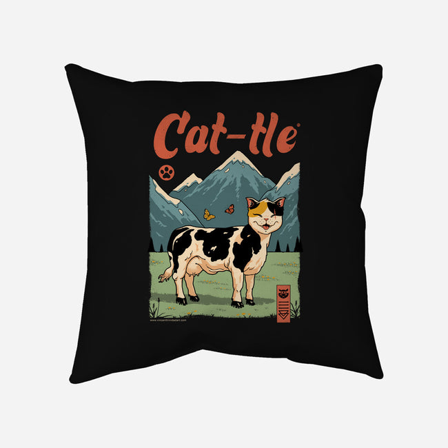Cat-tle-None-Removable Cover w Insert-Throw Pillow-vp021