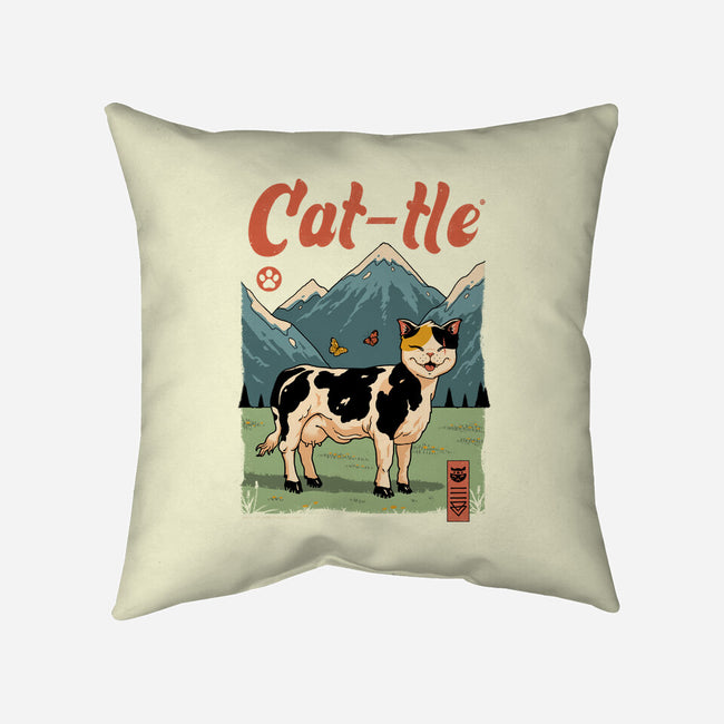 Cat-tle-None-Removable Cover w Insert-Throw Pillow-vp021