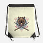 Raging Boar-None-Drawstring-Bag-glitchygorilla