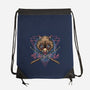 Raging Boar-None-Drawstring-Bag-glitchygorilla