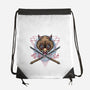 Raging Boar-None-Drawstring-Bag-glitchygorilla