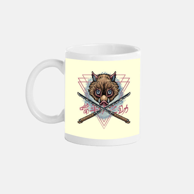 Raging Boar-None-Mug-Drinkware-glitchygorilla