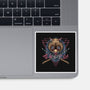 Raging Boar-None-Glossy-Sticker-glitchygorilla