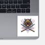 Raging Boar-None-Glossy-Sticker-glitchygorilla