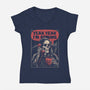 Death Is Coming-Womens-V-Neck-Tee-eduely