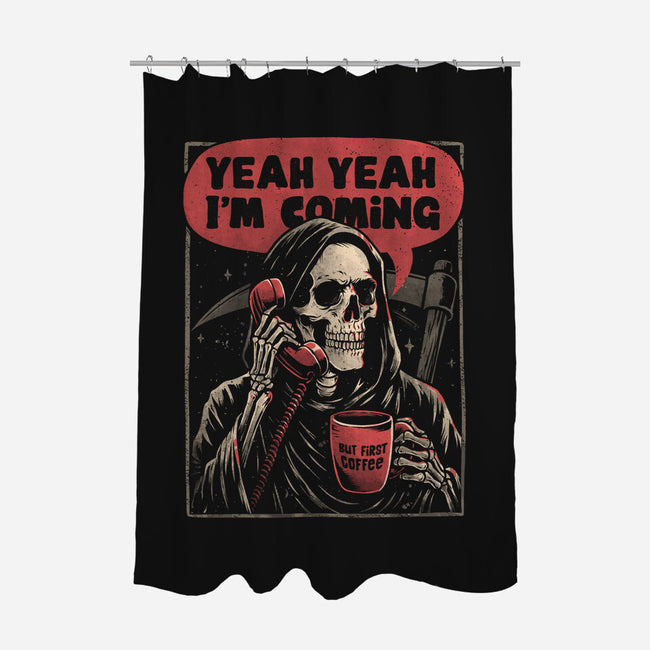 Death Is Coming-None-Polyester-Shower Curtain-eduely
