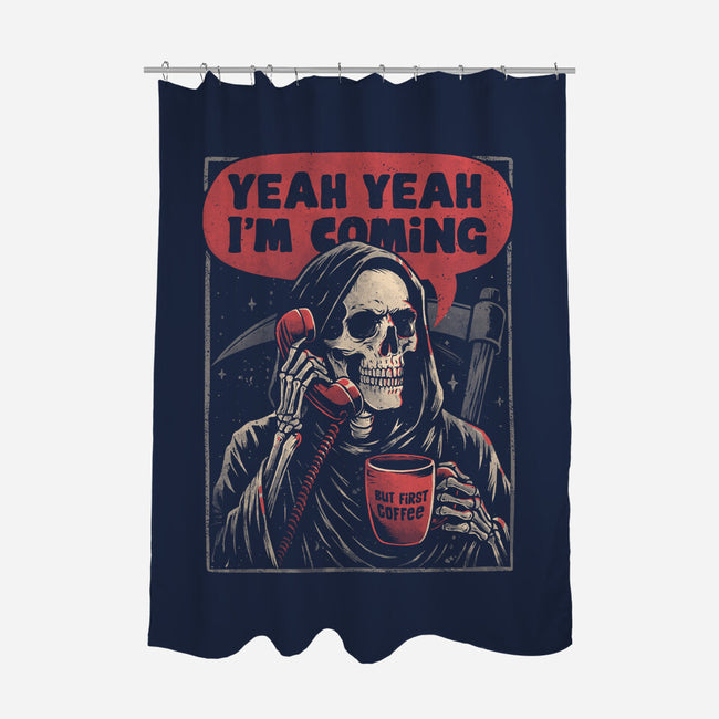 Death Is Coming-None-Polyester-Shower Curtain-eduely