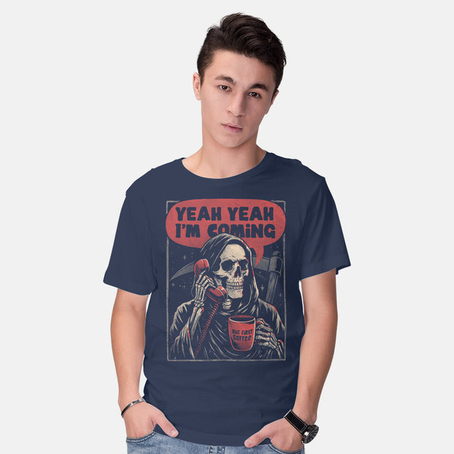 Death Is Coming-Mens-Basic-Tee-eduely