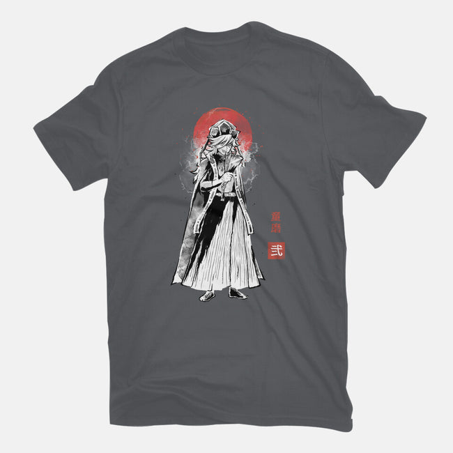 Doma Sumi-e-Womens-Fitted-Tee-Astrobot Invention