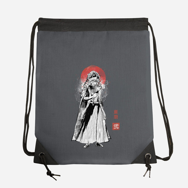 Doma Sumi-e-None-Drawstring-Bag-Astrobot Invention