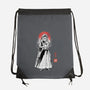 Doma Sumi-e-None-Drawstring-Bag-Astrobot Invention