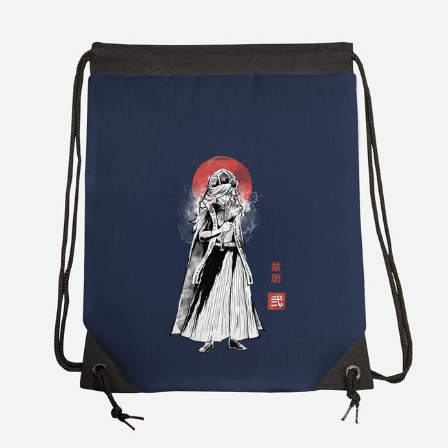 Doma Sumi-e-None-Drawstring-Bag-Astrobot Invention