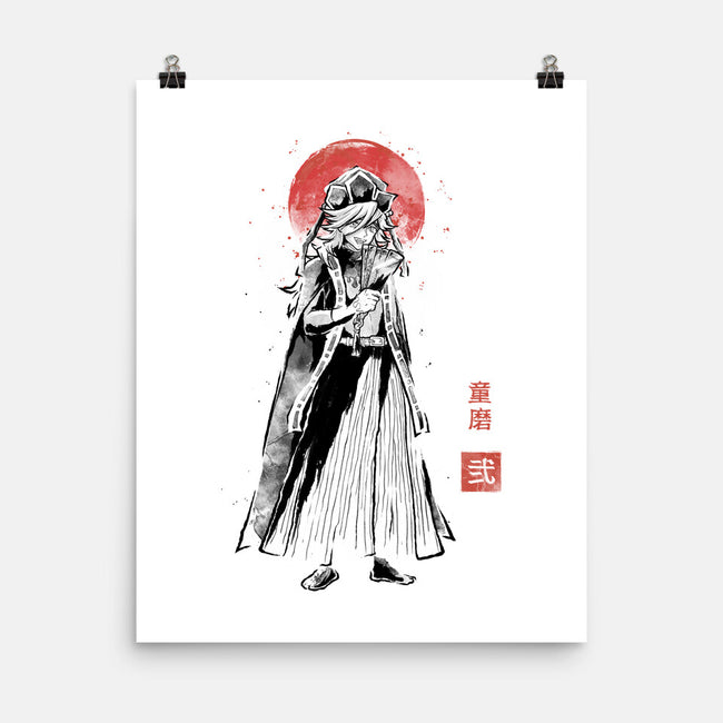 Doma Sumi-e-None-Matte-Poster-Astrobot Invention