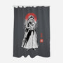 Doma Sumi-e-None-Polyester-Shower Curtain-Astrobot Invention