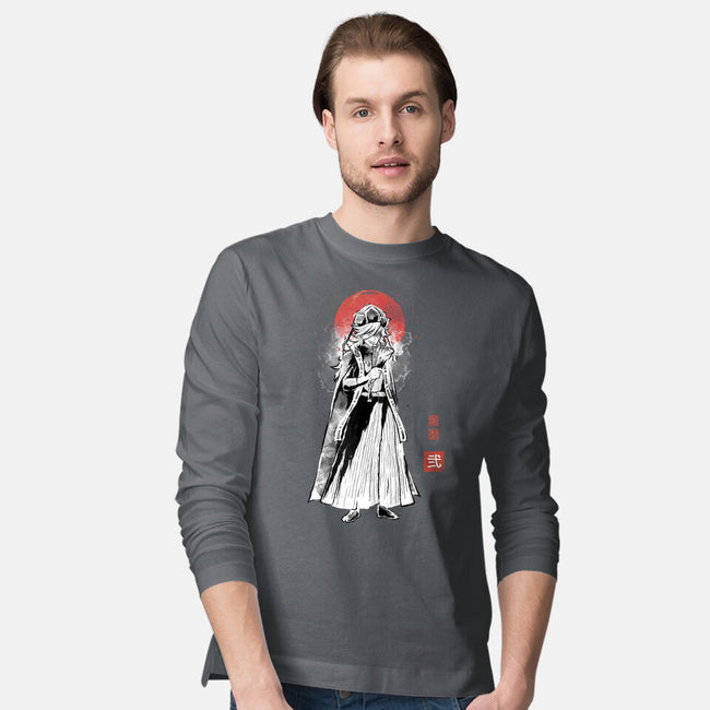 Doma Sumi-e-Mens-Long Sleeved-Tee-Astrobot Invention