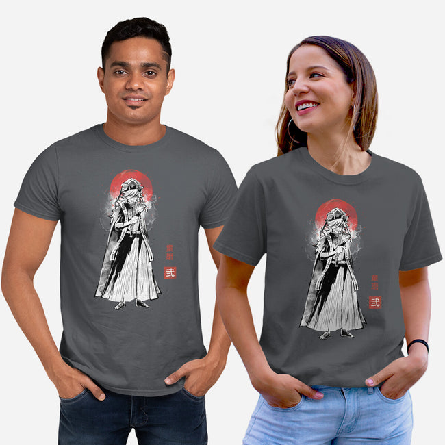 Doma Sumi-e-Unisex-Basic-Tee-Astrobot Invention