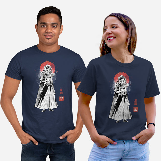 Doma Sumi-e-Unisex-Basic-Tee-Astrobot Invention