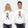Akaza Sumi-e-Unisex-Crew Neck-Sweatshirt-Astrobot Invention