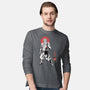 Akaza Sumi-e-Mens-Long Sleeved-Tee-Astrobot Invention