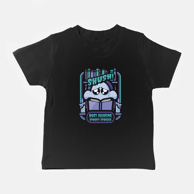 Busy Reading-Baby-Basic-Tee-jrberger
