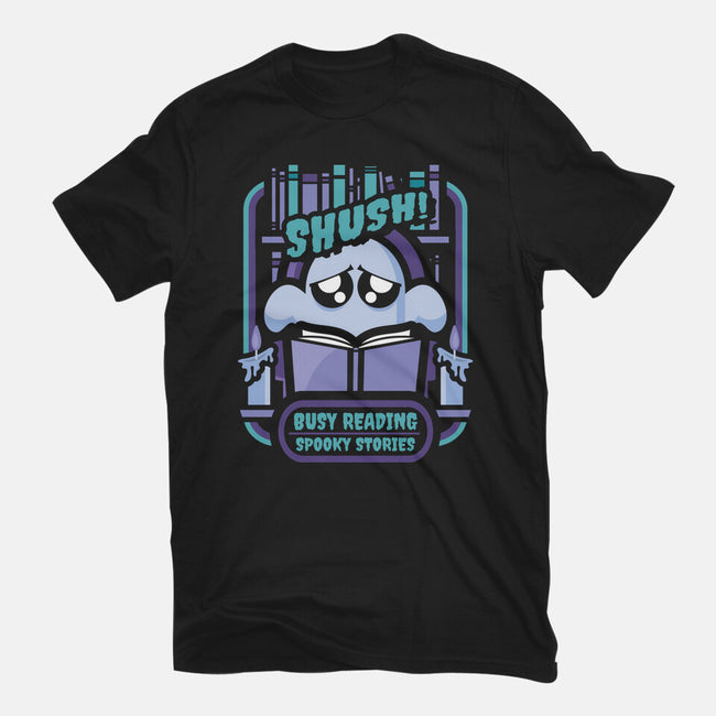 Busy Reading-Mens-Basic-Tee-jrberger