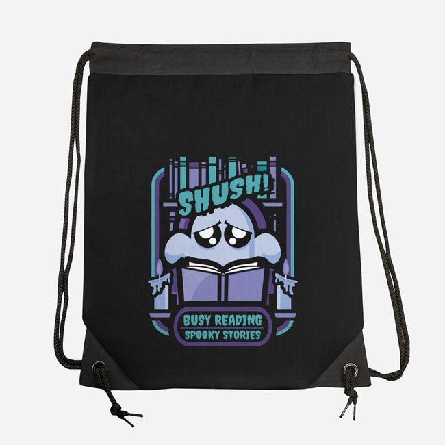 Busy Reading-None-Drawstring-Bag-jrberger