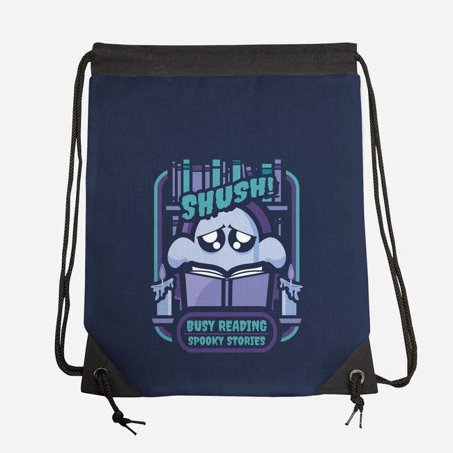 Busy Reading-None-Drawstring-Bag-jrberger