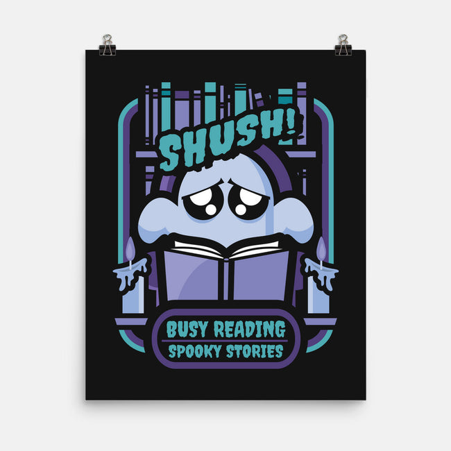 Busy Reading-None-Matte-Poster-jrberger