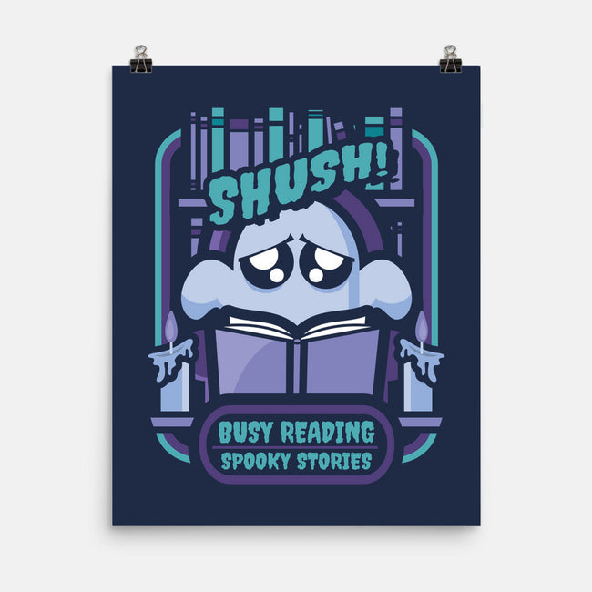 Busy Reading-None-Matte-Poster-jrberger
