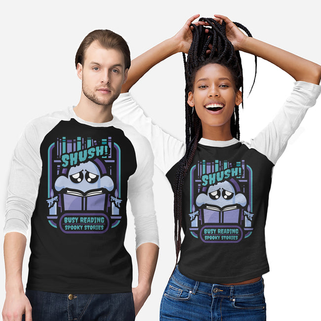 Busy Reading-Unisex-Baseball-Tee-jrberger