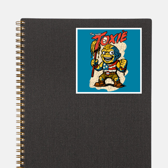 I’m With Toxie-None-Glossy-Sticker-palmstreet