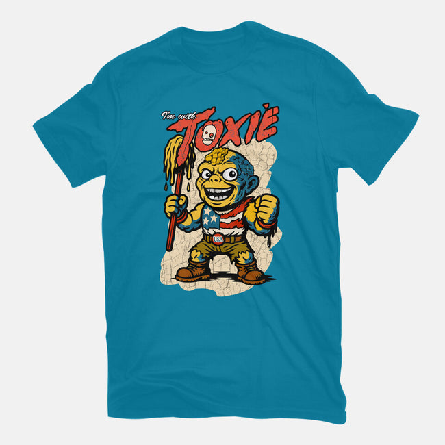 I’m With Toxie-Unisex-Basic-Tee-palmstreet