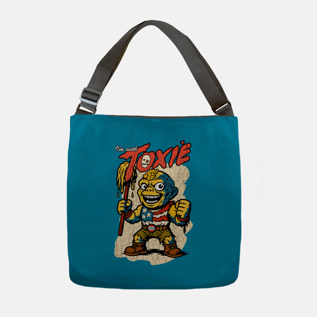 I’m With Toxie-None-Adjustable Tote-Bag-palmstreet