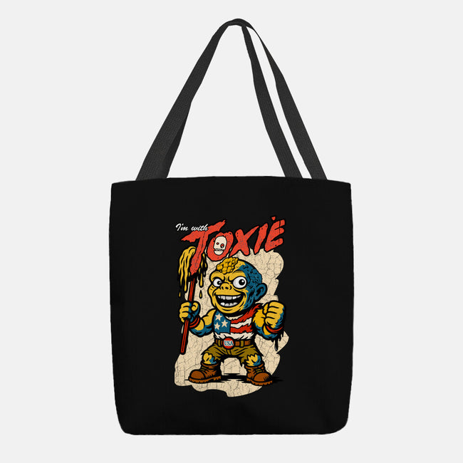 I’m With Toxie-None-Basic Tote-Bag-palmstreet
