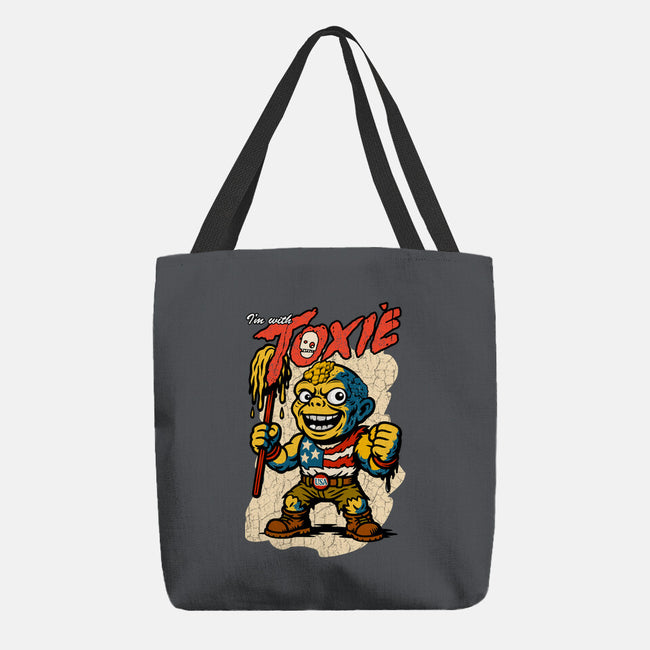 I’m With Toxie-None-Basic Tote-Bag-palmstreet