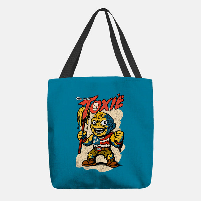 I’m With Toxie-None-Basic Tote-Bag-palmstreet
