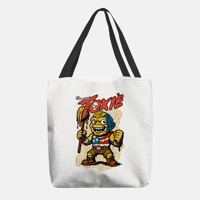 I’m With Toxie-None-Basic Tote-Bag-palmstreet