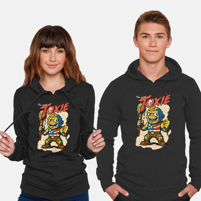 I’m With Toxie-Unisex-Pullover-Sweatshirt-palmstreet