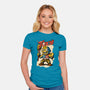 I’m With Toxie-Womens-Fitted-Tee-palmstreet