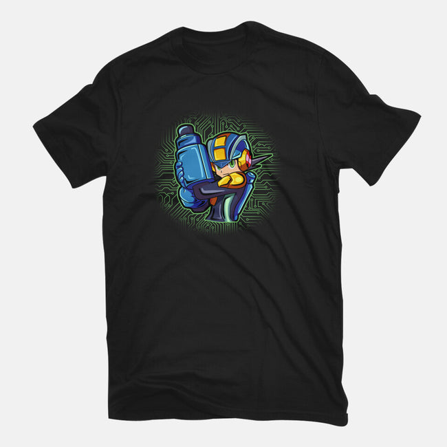 Cyber Warrior-Mens-Heavyweight-Tee-nickzzarto