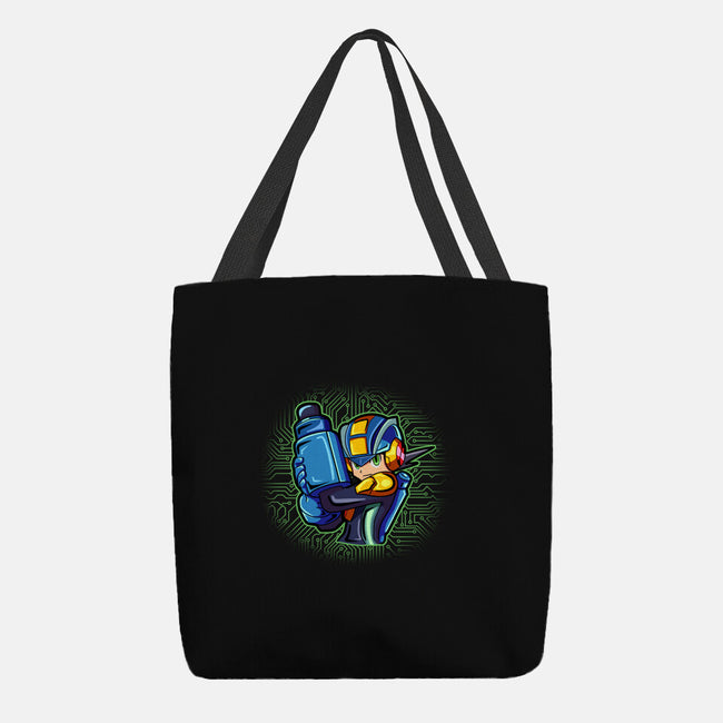 Cyber Warrior-None-Basic Tote-Bag-nickzzarto
