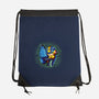 Cyber Warrior-None-Drawstring-Bag-nickzzarto