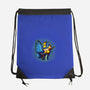 Cyber Warrior-None-Drawstring-Bag-nickzzarto