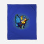Cyber Warrior-None-Fleece-Blanket-nickzzarto
