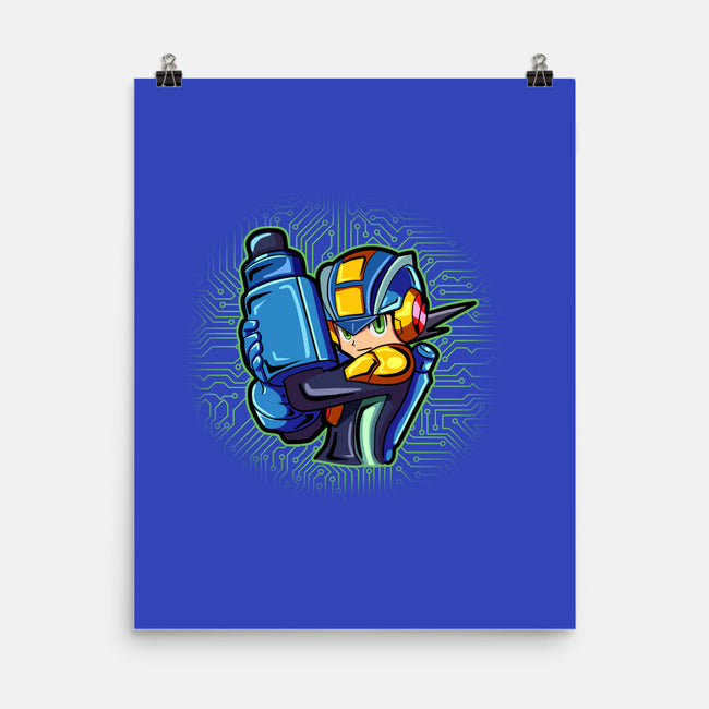 Cyber Warrior-None-Matte-Poster-nickzzarto