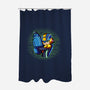 Cyber Warrior-None-Polyester-Shower Curtain-nickzzarto